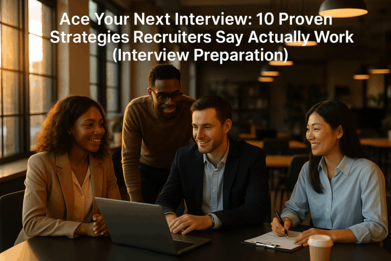 Ace Your Next Interview: 10 Proven Strategies Recruiters Say Actually Work (Interview Preparation)